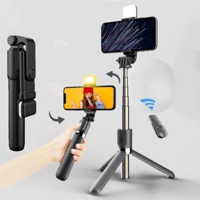 Buy Bluetooth Selfie Stand tri pod with LED Light from Shopcity and Get Discount upto 60% with enjoy Free Shipping and Home Delivery around The Bangladesh.